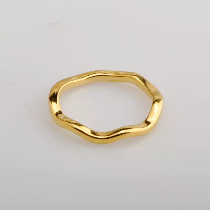 Wave Band Ring