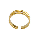 Titanium Gold Ring